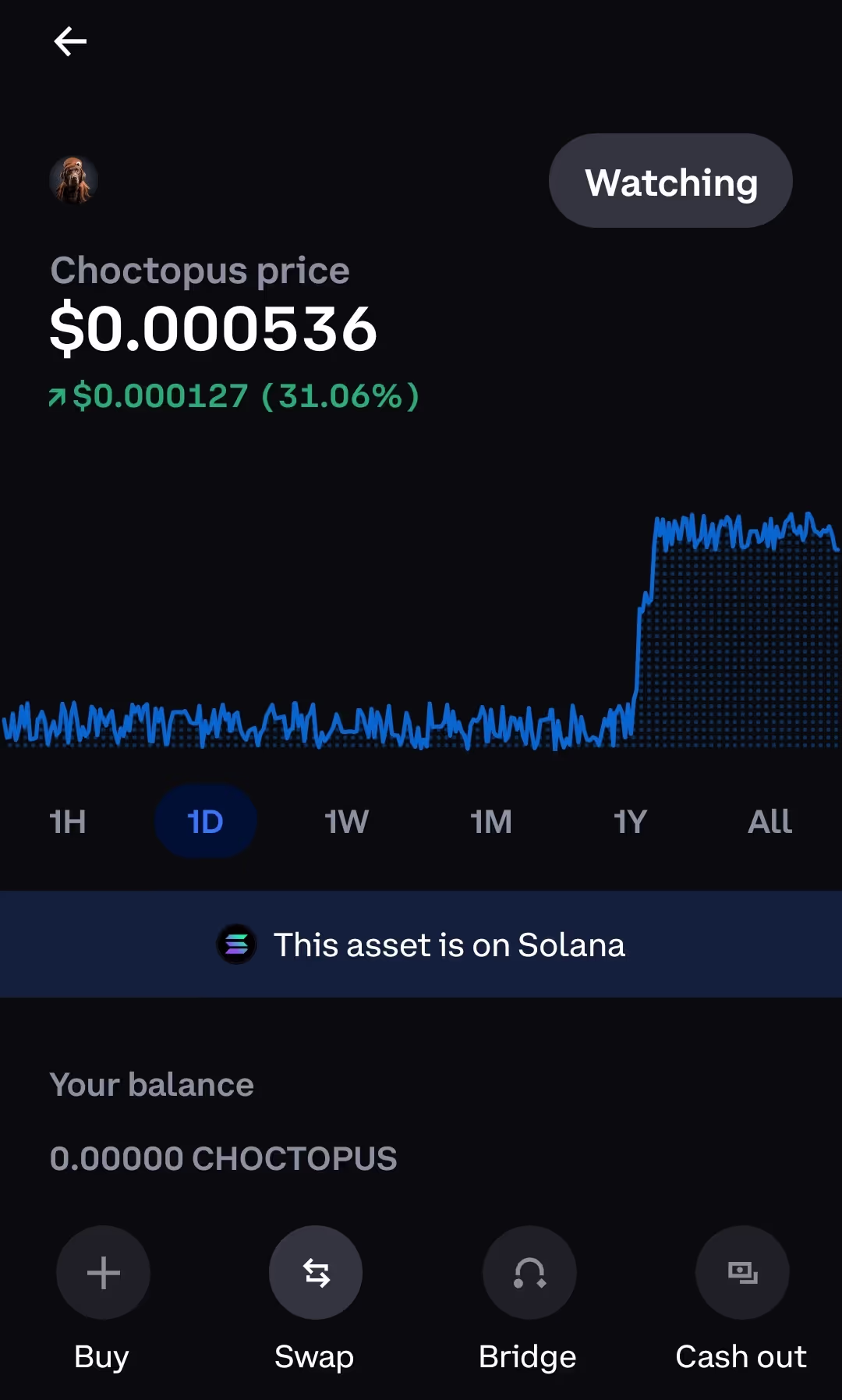 Coinbase wallet screen mockup